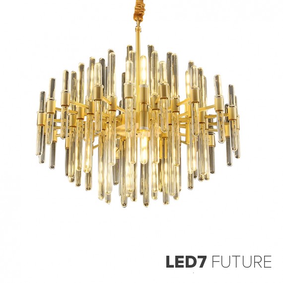 Loft Industry Modern - Sun Tubes Chandelier